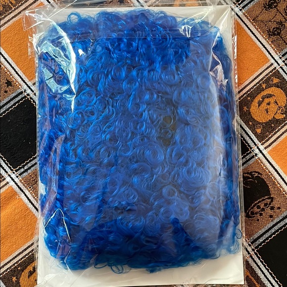 Blue Clown Style Wig - Picture 3 of 5